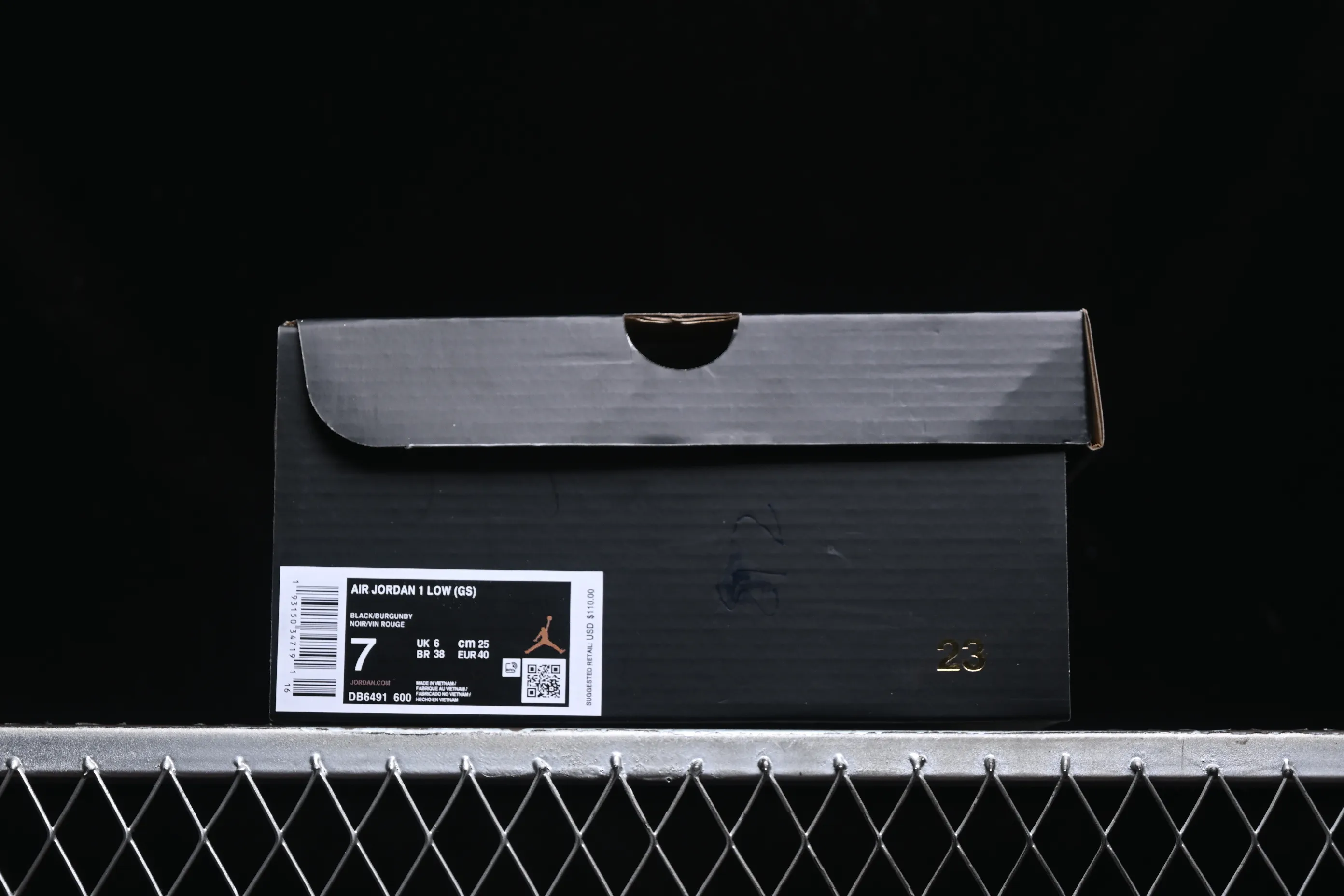 All categories Air Jordan Jordan series basketball shoes Air Jordan 1 Low Air Jordan 1 Low AJ1 Joe 1 black wine red metal flying wings DB6491-600